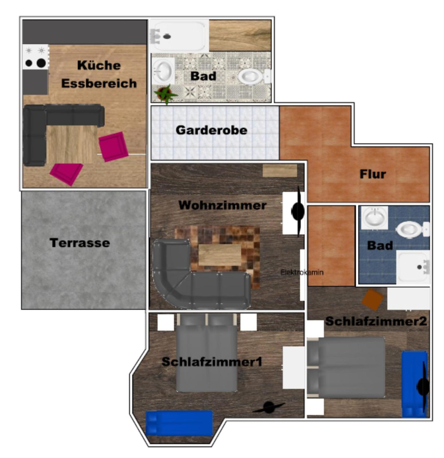 Appartementhaus Zraunig Flattach Quarto foto